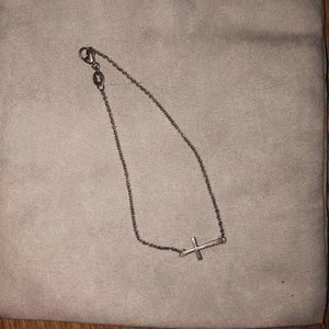 Silver Cross Bracelet